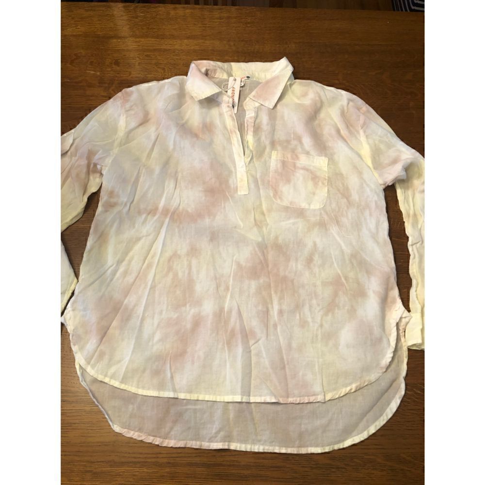 NWT Sundry Gauze High-Low Henley Tie-Dye Size 3 (Large)